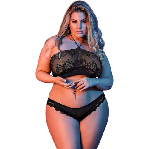 Lingerie Set Bandeau & Panty by Bandeaux | Lace Elegance