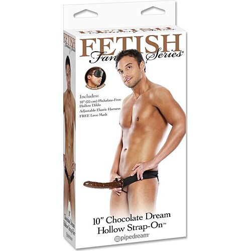Fetish fantasy chocolate dream hollow strap-on