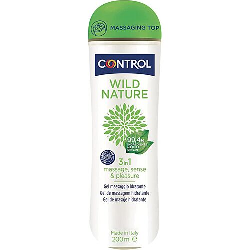 Control Lubes Wild Nature 3 in 1 Massage Gel 200ml