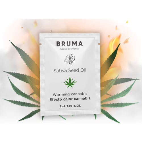 BRUMA Sliding Gel 6 ML with Warming Cannabis Flavor