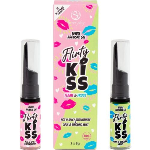 Oral Sex Gels SECRETPLAY Flirty Kiss with Strawberry & Mint