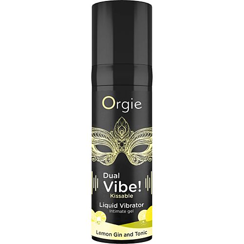 Orgie Dual Vibe Kissable Lemon Gin Stimulating Gel