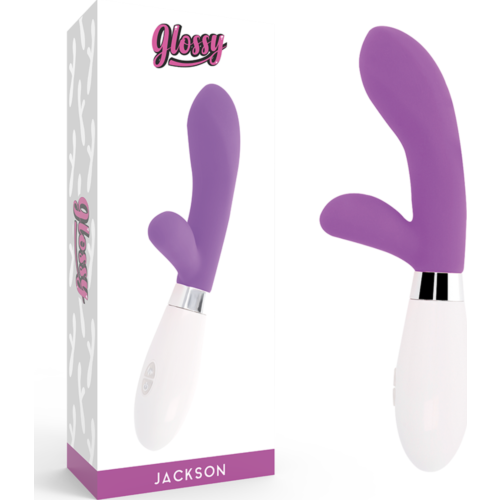 Rabbit Massager GLOSSY Jackson with Dual Motors