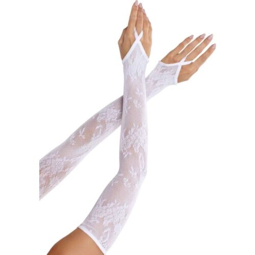 Lingerie Gloves Leg Avenue Extra Long Floral Lace