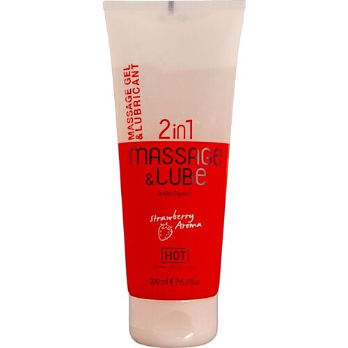 HOT 2 in 1 Strawberry Massage Gel | Silky & Versatile