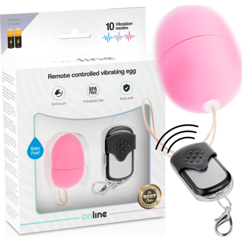 Vibrating Egg ONLINE Remote Control with 10 Vibration Modes