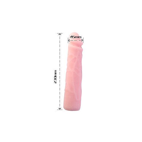 BAILE Realistic Skin Touch Silicone Dildo 23 cm