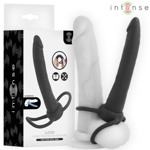 Anal Dildo INTENSE FOR HIM Lucas with Cock and Testicle Rings