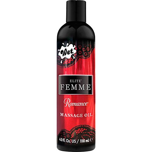 Wet elite femme massage and bath oil romance 118 ml