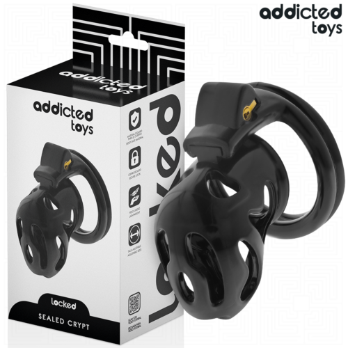 Chastity Cage ADDICTED TOYS LOCKED 8 CM for Absolute Control