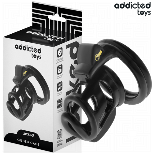 Chastity Cage Addicted Toys Locked 8.5 cm for Control