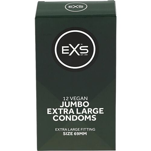 Condoms Exs Jumbo 12's Extra Large for Comfort