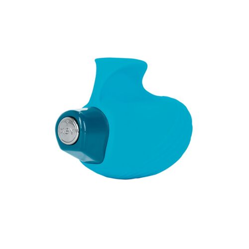 Finger Massager Key by Jopen Aries Robin Blue with Ambidextrous Design