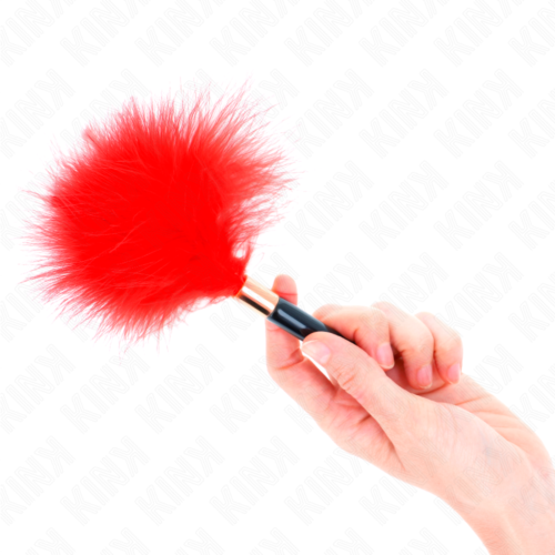 Tickle Feathers KINK Red Gold 18 cm for Sensory Pleasure