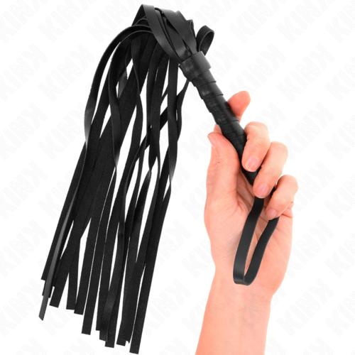 BDSM Whip KINK Simple Black Whip 45 cm
