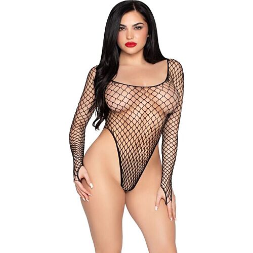High-Cut Industrial Net Bodysuit Leg Avenue 89377