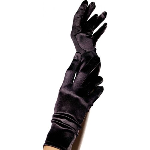 Satin Gloves Leg Avenue | Elegant Short Design