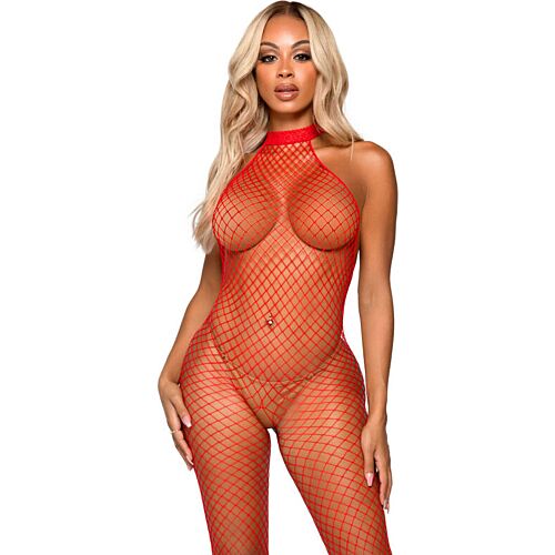 Bodystocking Leg Avenue Le Frivole Racer Neck Backless