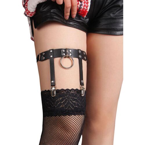 BDSM Fashion SUBBLIME Adjustable Leather Garter