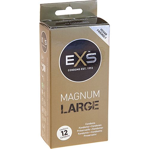 Exs Magnum Large Condoms - Designed for Larger Sizes