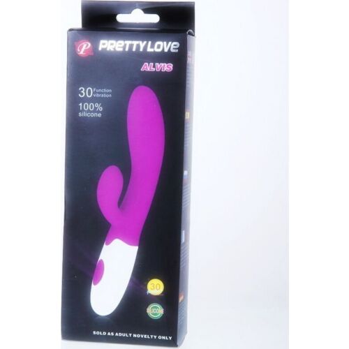 Rabbit Vibrator Pretty Love Flirtation Alvis with Clitoral Stimulator