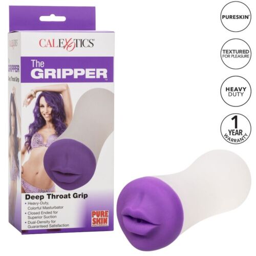 Mouth Masturbator CALEXOTICS Deep Throat Grip with Suction