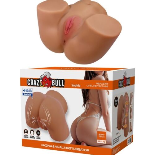 Realistic Butt Vibrator CRAZY BULL GERIANN with Sound