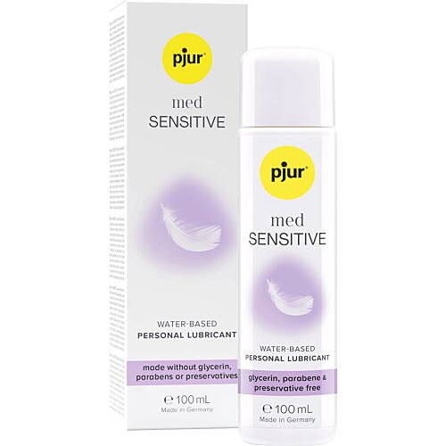 Pjur med sensitive glide water based intimate personal lubricant