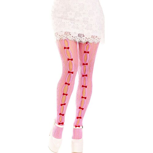 Stockings Leg Avenue Sweetheart Net with Heart Design