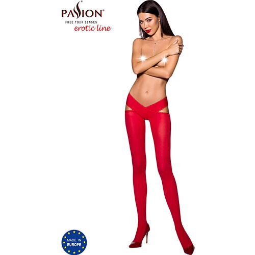 Tights Passion Woman Tiopen 005 with Unusual Cut