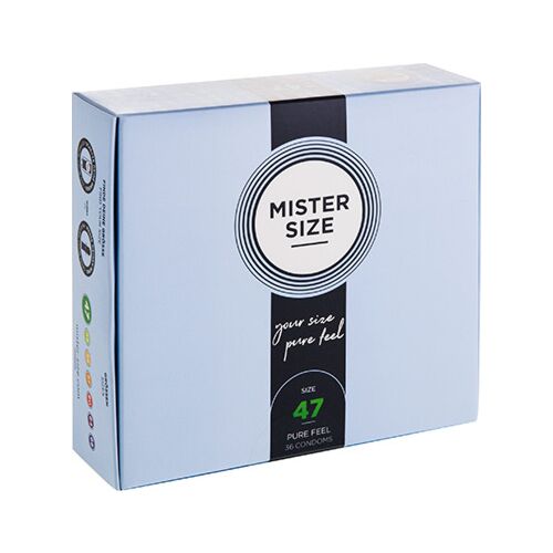 MISTER SIZE Condoms 47mm - Tailored Fit for Slim Sizes