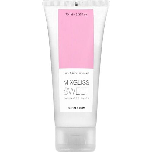 Mixgliss water based lubricant flavored gum 70ml