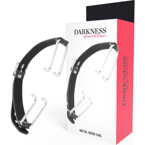 BDSM Gag Darkness with Hooks for Advanced Play