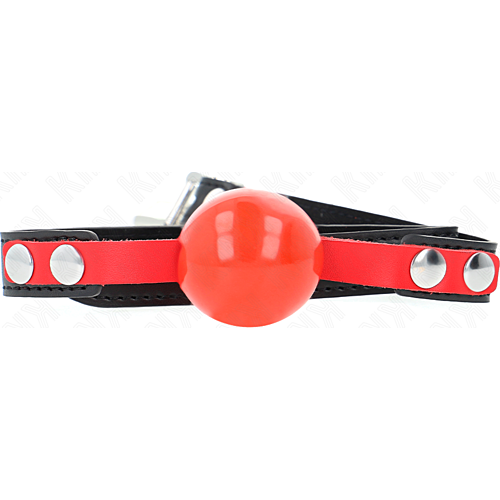 KINK Soft TPE Ball Gag 4 cm - Adjustable Comfort