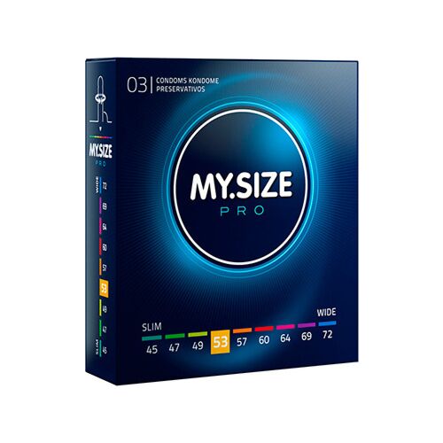 MY SIZE PRO Condoms 53mm for Enhanced Sensitivity