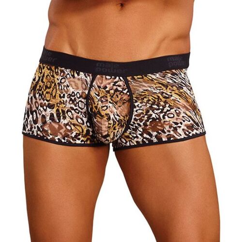 Male Power Leopard Print Shorts | All-Day Comfort