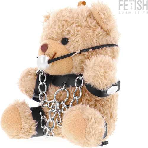 FETISH SUBMISSIVE Fozzie Teddy Bear with BDSM Accessories