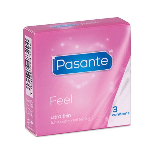 Pasante Sensitive Ultra Thin Condoms – 3 Units