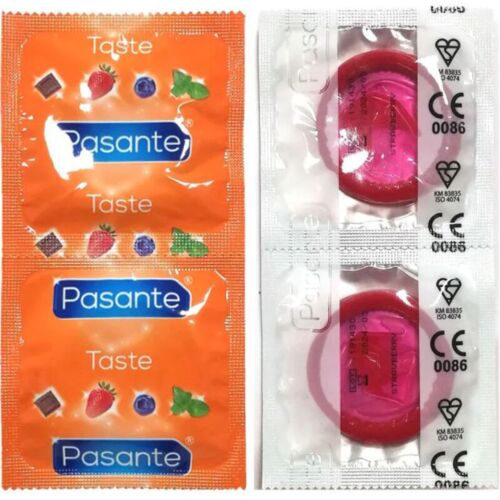 Flavoured Condoms Pasante Strawberry 144 Units