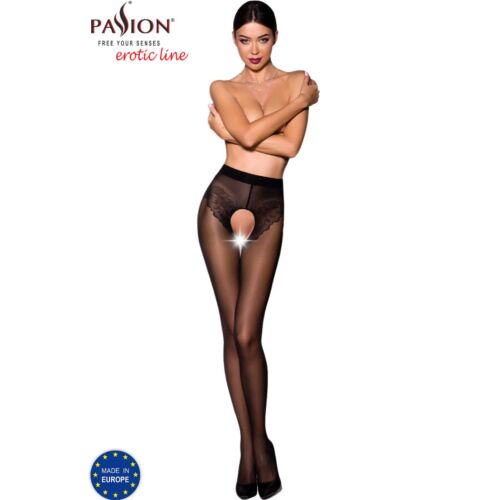 Stockings Passion Woman Tiopen 006 with Decorative Cut