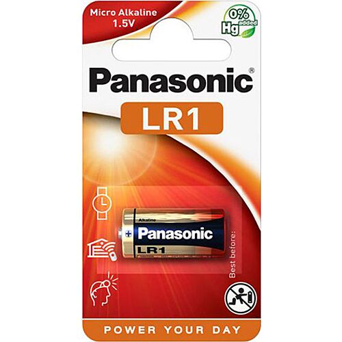 Lr1 alkaline battery panasonic powercells