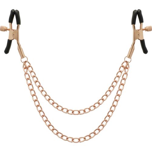 Nipple Clamps BEGME BLACK EDITION with Chain