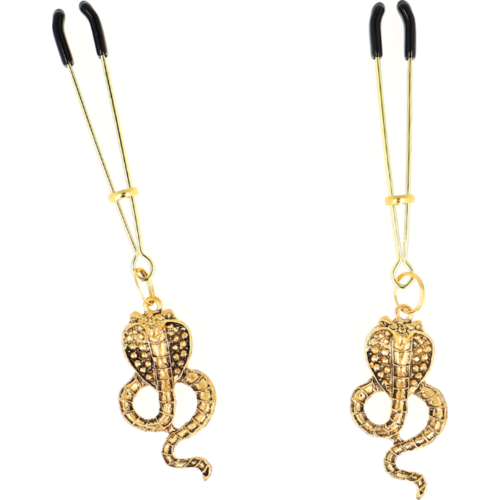 Nipple Clamps KINK Cobra Pendant 6cm for Precise Control