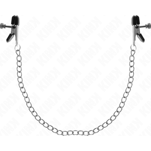 Nipple Clamps KINK Flat Chain 34 cm with Silicona