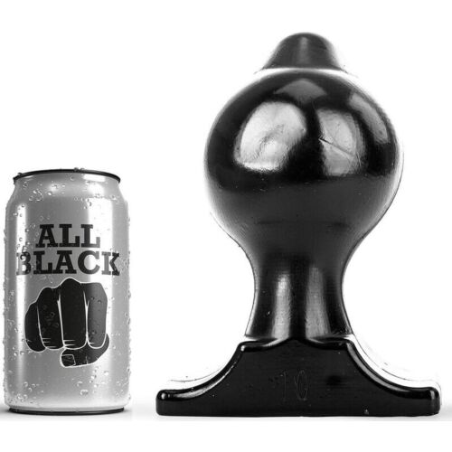 Buttplug All Black 17.5 cm - Smooth and Flexible Design
