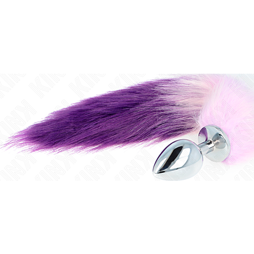 Anal Plug KINK Size L with Synthetic Tail