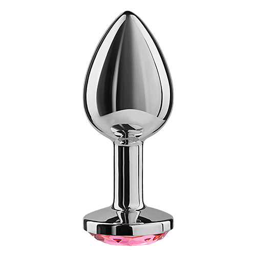 Anal Plug Secretplay 8cm - Polished Aluminium for Sensation