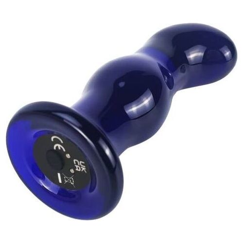 Vibrating Glass Anal Plug TOYJOY The Gleaming