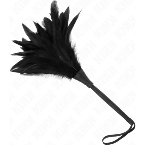 Feather Tickle Stick KINK Black Maids Horn 36 cm