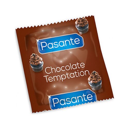 Flavoured Condoms Pasante Chocolate Temptation 144 Pack